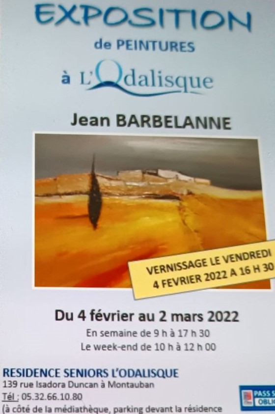 Jean BARBELANNE expose à Montauban