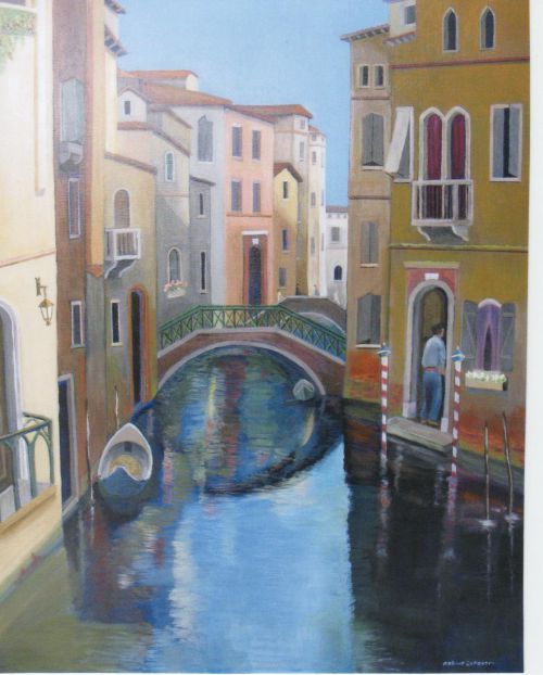 Robert DE FAVERI  2012 - Canal à Venise --