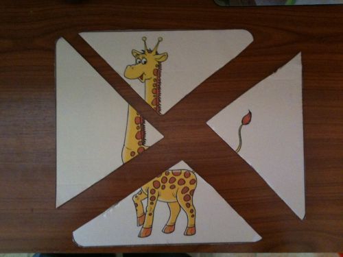 puzzle girafe