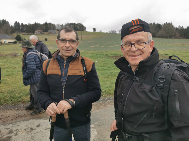 Avec Yves un nouveau marcheur