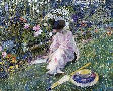 au jardin frederick karl frieseke.jpg