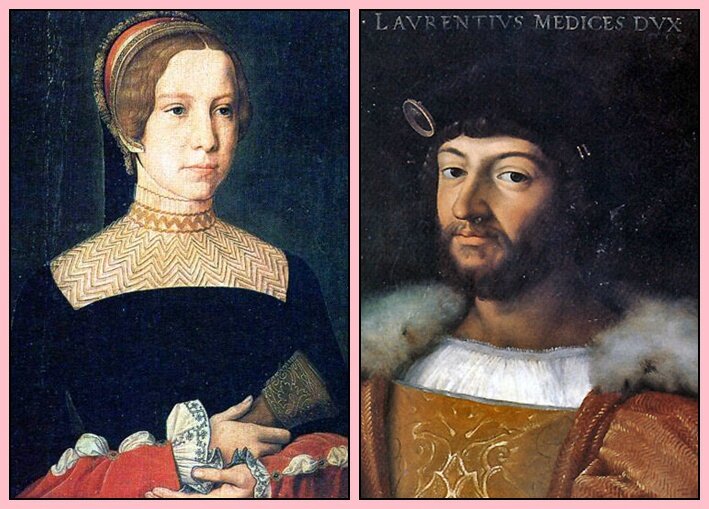 Madeleine de la Tour d'Auvergne et Laurent II de Médicis.jpg