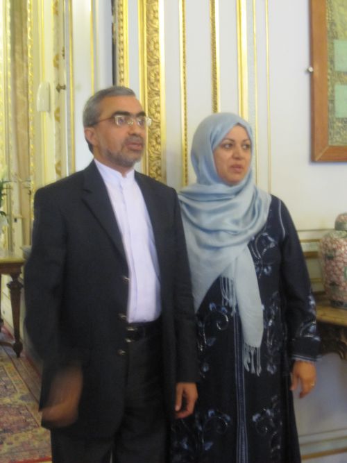 Monsieur l'Ambassadeur d'Iran et son Epouse
