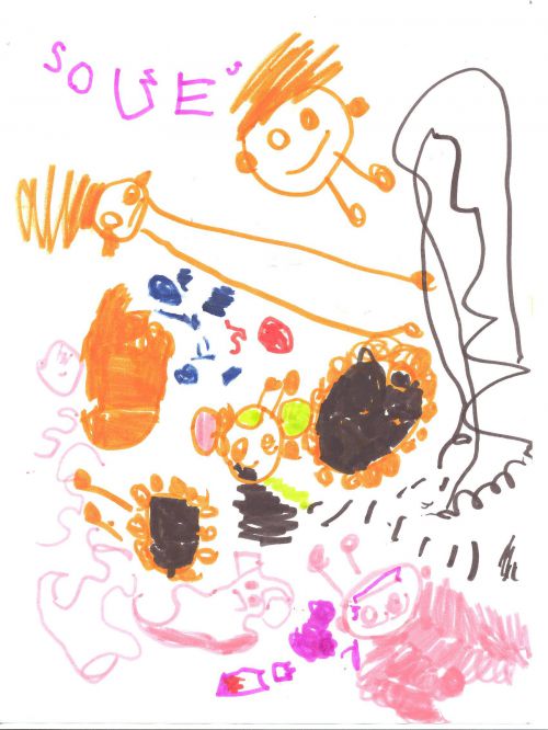 Dessin de Flore