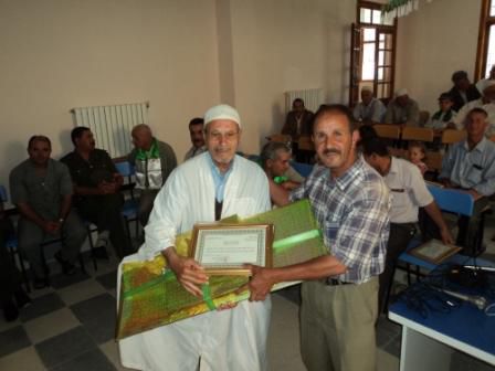 Remise de prix aux lauréats