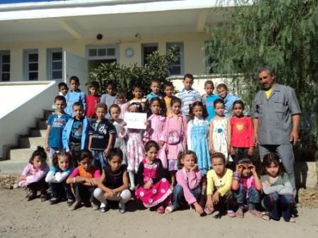 Rentrée scolaire du 11 septembre 2011 à l'école de Lemroudj