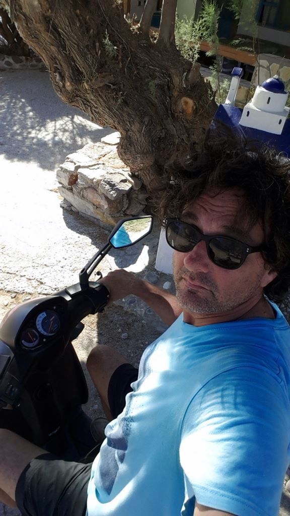 selfie a scooter