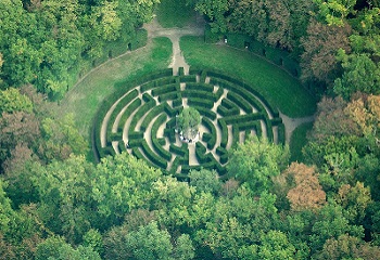 Labyrinthe du chateau de Chenonceau 350 x 240.jpg