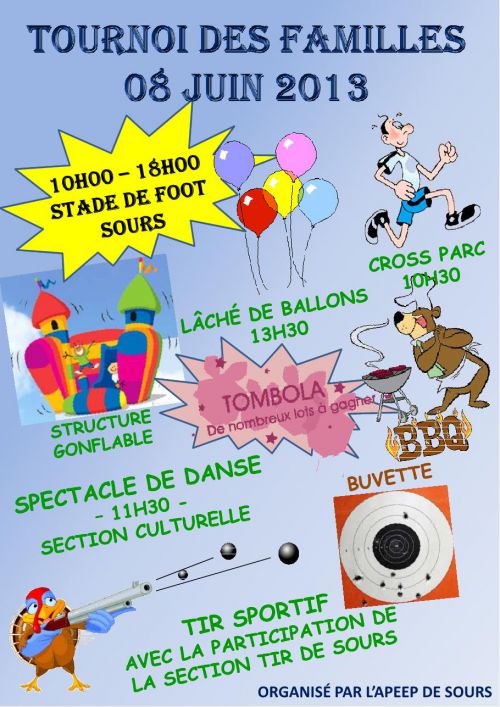 AFFICHE TOURNOI DES FAMILLES 2013