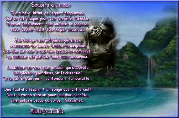 Soupirs D Amour Sonnet Espagnol Creation Personnelle Sur Photofiltre Studio Poemes De Marido Toutes Formes