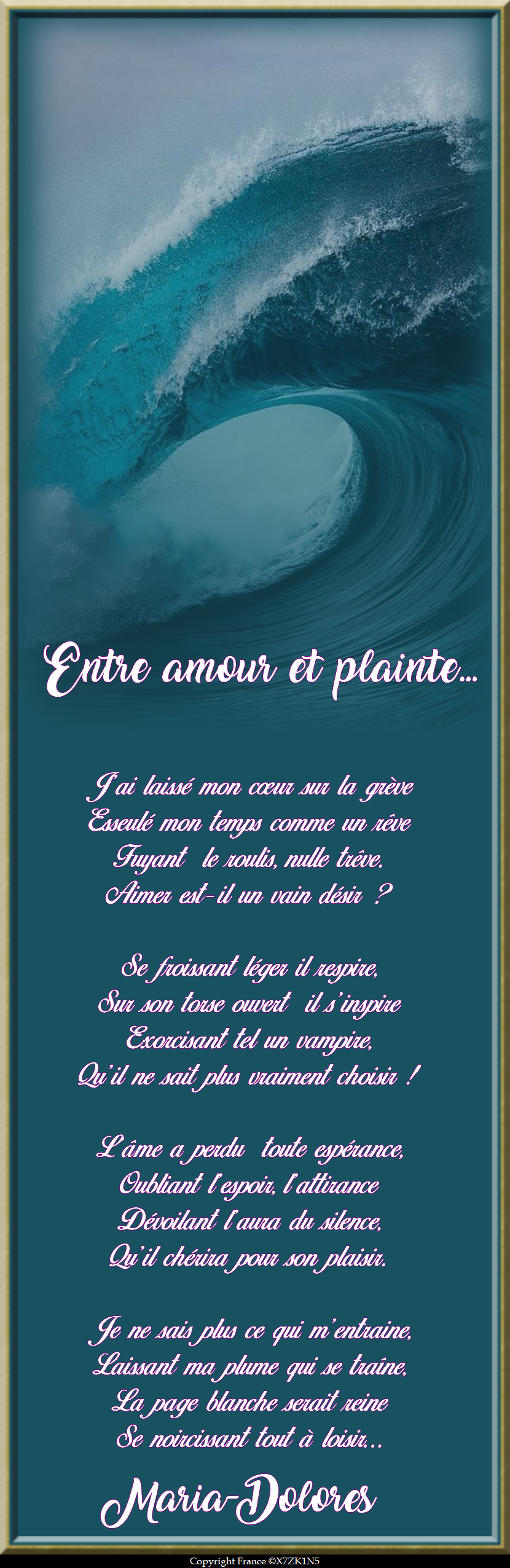 Entre amour et plainte