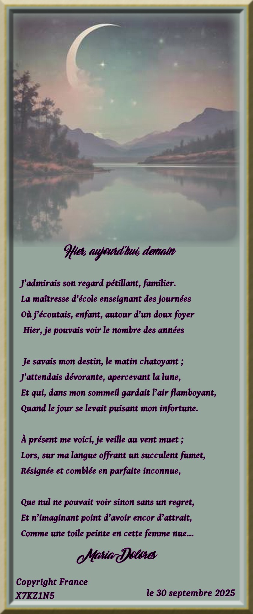 Hier, aujourd\\\'hui, demain