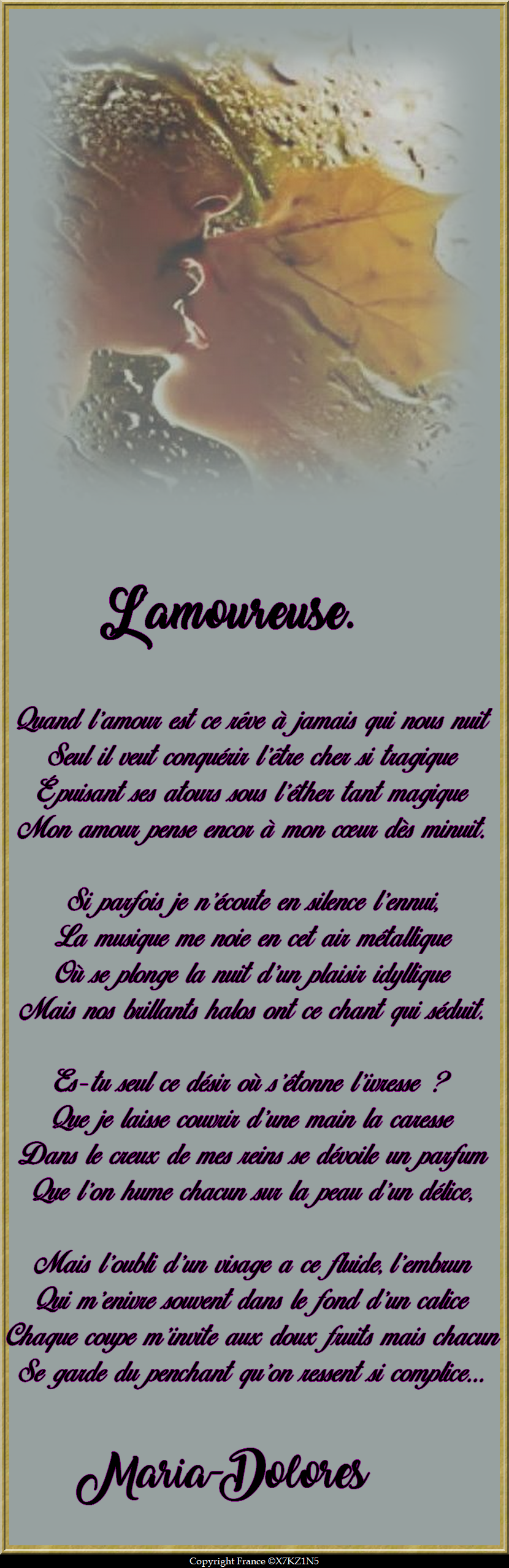 L\\\'amoureuse