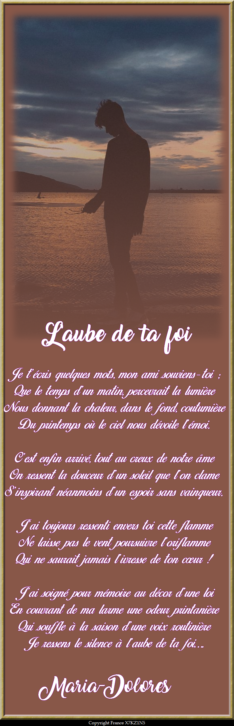 L\\\'aube de ta foi