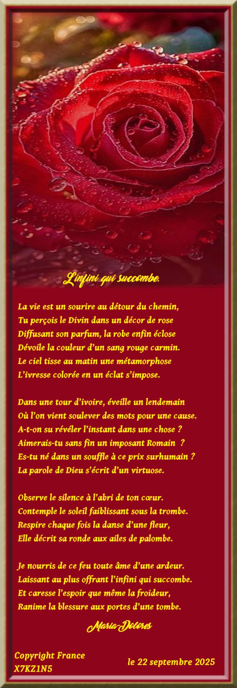 L\\\'infini qui succombe 