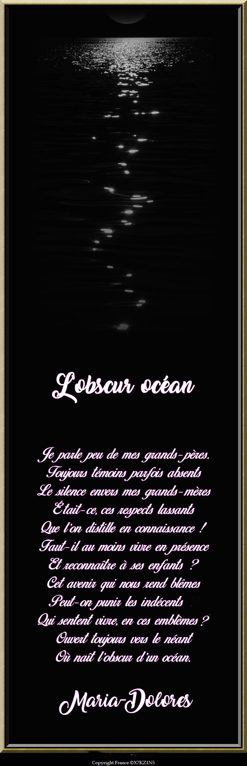 L\\\'obscur océan