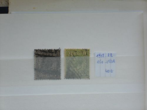 Angleterre : Timbres oblitéres( 150 et 150A ) datant de 1912-22 cote : 40 euros