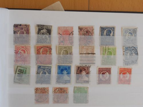 Roumanie : Lot de timbres anciens oblitérés : a voir ( Bonne cote !!! )