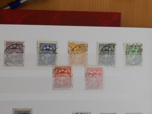 Lettonie/Latvija : Lot de timbres anciens oblitérés