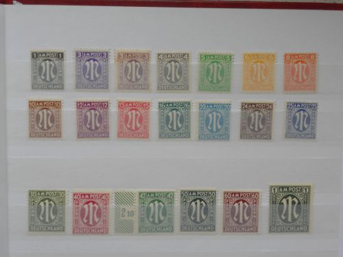 Allemagne : AM POST :timbres de services neufs (**)MHN