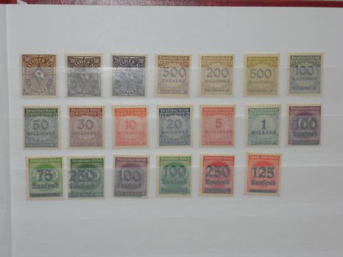 Allemagne : Lot de timbres anciens Neufs ( **) MHN : Lot ALL1