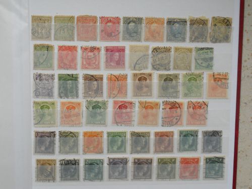 Luxembourg : Lot de timbres anciens oblitérés : LotluxB