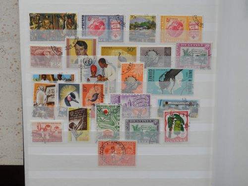 Republique de Guinée : Lot de timbres oblitérés : LotGuiA 