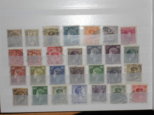 Luxembourg : Lot de timbres anciens oblitérés : LotluxC 