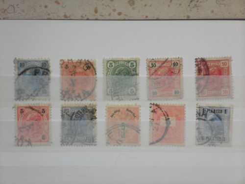 Autriche : timbres anciens oblitérés : LotAutA 