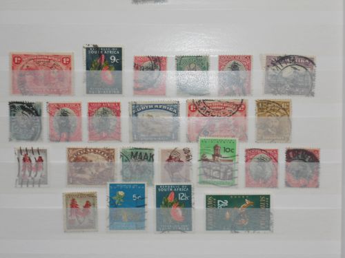 Afrique du Sud : Lot de timbres anciens oblitérés : Lot AfrA