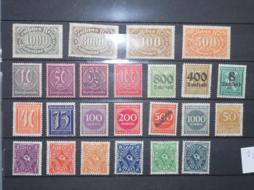 Allemagne : Deutsches Reich : lot de timbres neufs ( ** )