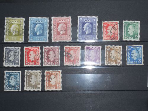 Norvège : Lot de timbres anciens oblitérés : LotNor2