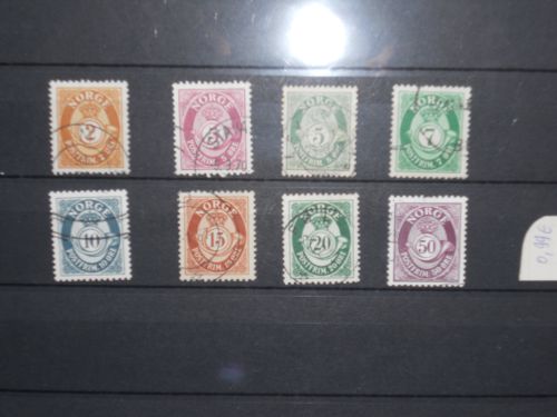 Norvège : Lot de timbres anciens oblitérés : LotNor3 