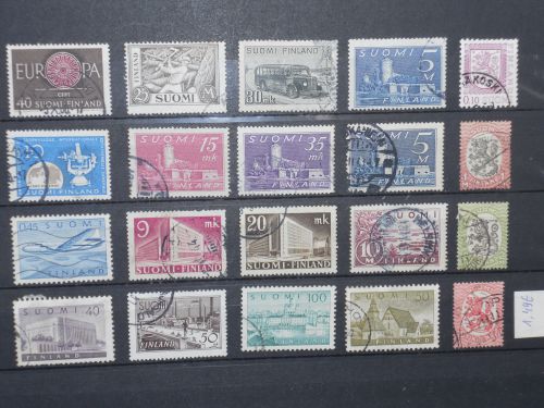 Finlande : Lot de timbres anciens oblitérés : LotFin1 