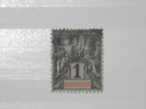 Martinique : Timbre numéro ( 43 ) de 1892 oblitérés ; cote : 22 euros 