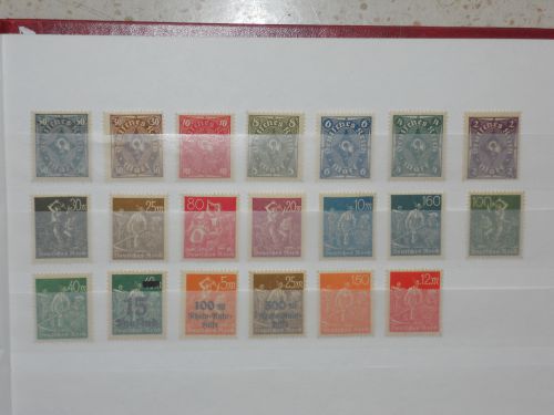 Allemagne : Lot de timbres anciens Neufs ( **)