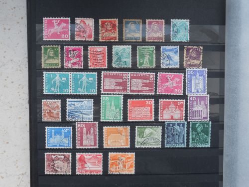 Suisse/Helvétia : Lot de timbres anciens oblitérés : LotSuiA