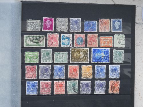 Pays-Bas : Lot de timbres anciens oblitérés : LotPB1