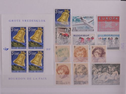 Belgique : Timbres Neufs ( ** ) Bloc 34 + timbres de 1963