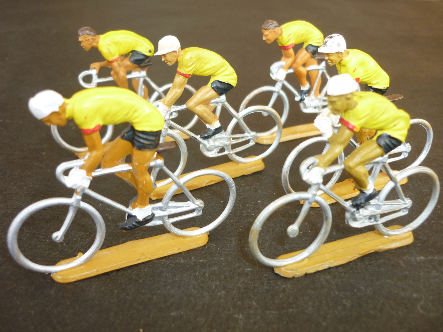 Figurine Starlux Cycliste, Cyclisme, Vélo, Tour De France, Maillot Jaune