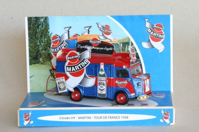 mar35 0291 - Véhicule Citroen HY caravane Martini Tour de France 1958 (réalisation Pascal Foulgot)