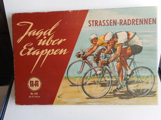 Les jeux : Strassen-Radrennen - Jagd Uber Etappen (Jeu SiSi n° 42 de 1963)