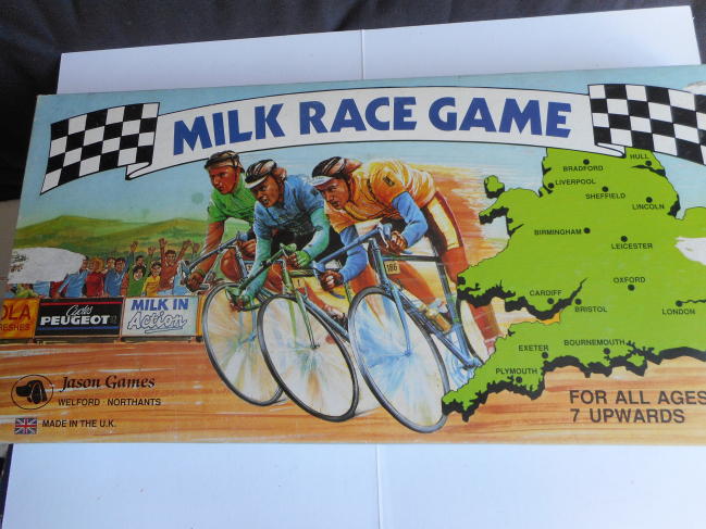 Les jeux : Milk Race Game Jason Games - Welfords Northants (Grande Bretagne) années 80's