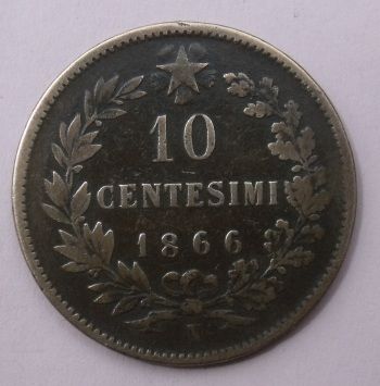 Italie, 10 centesimi