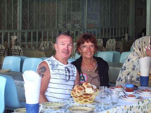 Bernadette et Christian au Restaurant du Port