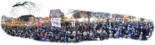 Rassemblement Républicain Paris 11 Janvier 2015  Place de la Nation