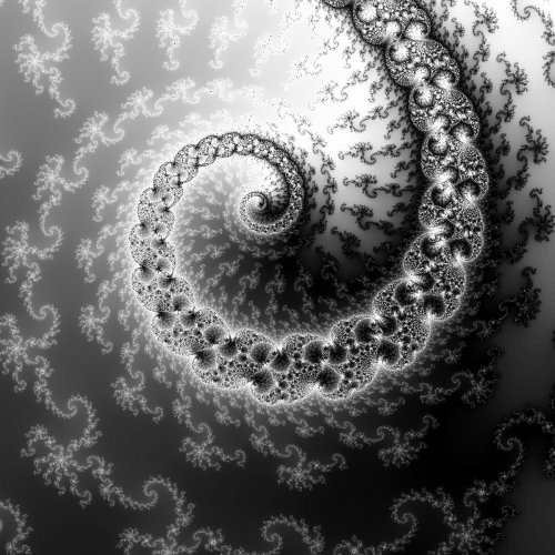 Fractale spiralée à l'infini