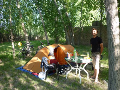 Glandage au camping pour les premiers jours