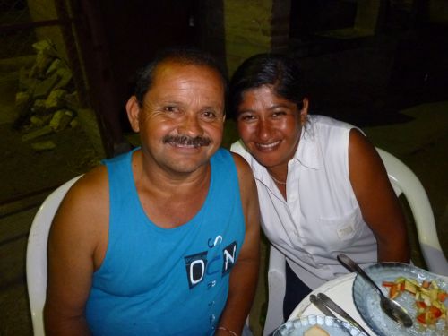 Maria et Jorge, gardien du camping (SanJuan)