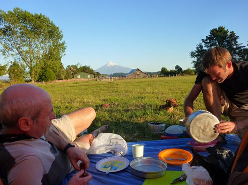 Premier bivouac pour l'Alain